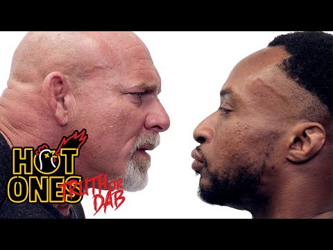 Goldberg and Big E Want to Fight While Playing Truth or Dab | Hot Ones