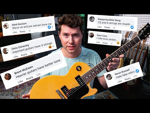 50 UNPOPULAR Guitar Opinions (according to you guys)