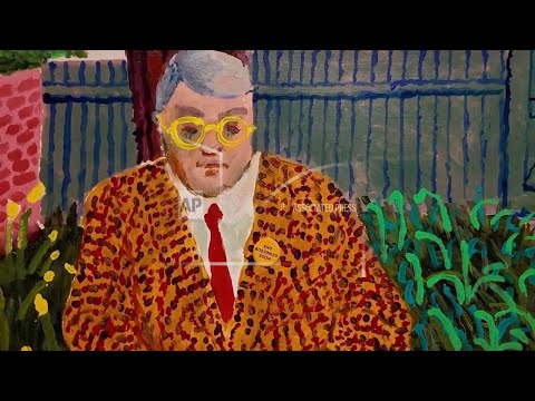 David Hockney's largest-ever exhibition prepares to open with never before seen works