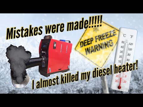 Mistakes were made - I almost killed my diesel heater