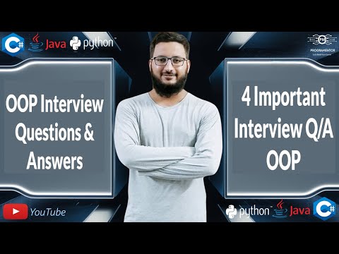 4 Important OOP Interview Questions And Answers | Object Oriented Programming Q/A (Hindi/Urdu)