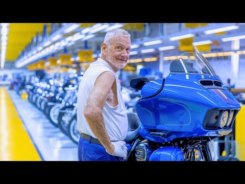 How Harley Davidson Motors Are Made In Their US Factory 2025 | Step By Step Process
