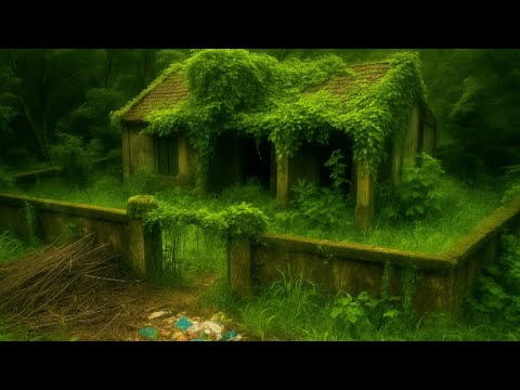 Elderly homeless couple happy when we help them clean up abandoned house to live in