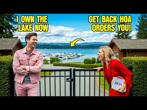 HOA Karen Lost It When I Bought The Non HOA Lake, Shouting 'We'll Take You By Force If Needed'
