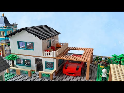 Building a Modern LEGO house
