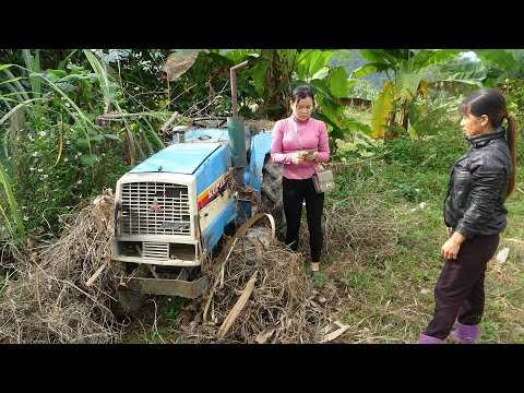 CHALLENGE: Restoring a MITSUBISHI agricultural tractor been sitting in garden for years