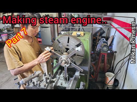 Custom racing pistons | Amazing lathe techniques in making steam engine pistons