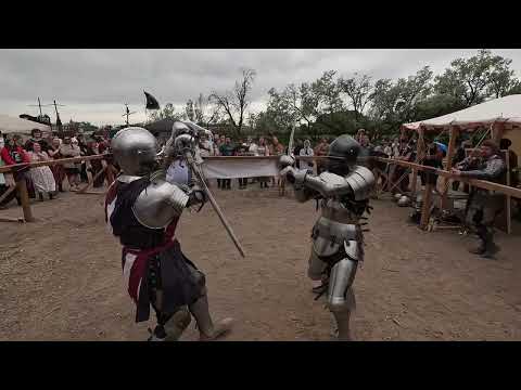Buhurt Longsword Duel - Albert v Jonathan #invictusarmoredcombat