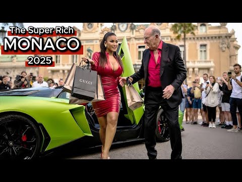 MILLIONAIRE CITY LUXURY LIFESTYLE AND SUPERCARS SUMMER 2025 #Monaco2025