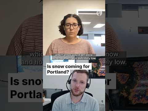 Is snow coming for Portland?