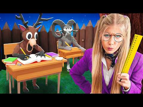 I Built a School Base in 99 Nights in a Forest