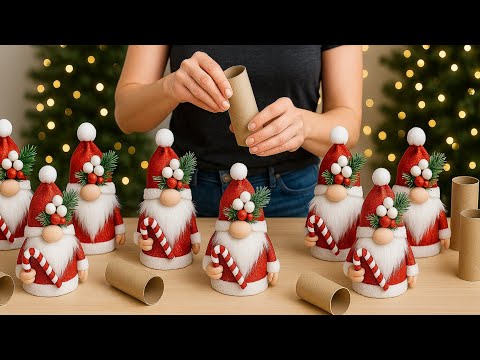 Creative Christmas Decoration ideas with Toilet paper Rolls that will surprise you / Handmade Craft 