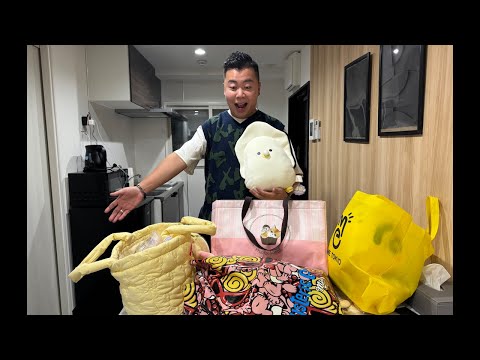 突發直播🔥我們瘋了！我哋又買包包了！12個包包購物開箱，寵物小精靈卡開箱，￼￼￼￼東京購物分享來了🔥便利店試食大會