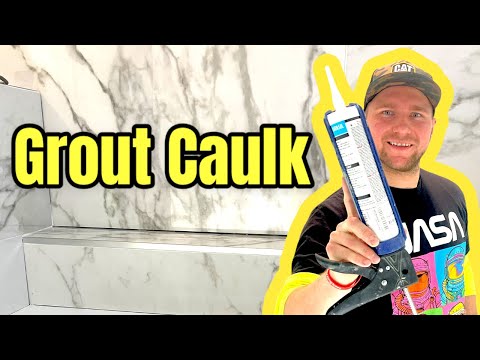 Grout Caulk. How to silicone Tile Corners. How to Tile a Bathroom