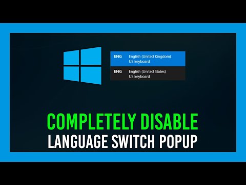 Windows 10: Disable language/keyboard selection popup