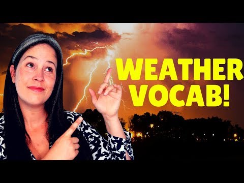 ENGLISH VOCABULARY | WEATHER VOCABULARY | LEARN ENGLISH | VOCABULARY FOR WEATHER | RACHEL’S ENGLISH