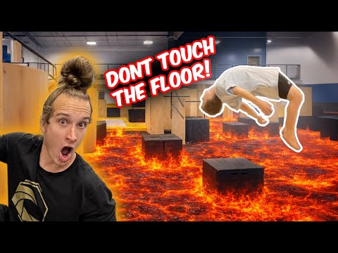 Floor is LAVA! PARKOUR CHALLENGE 🔥 (BOB REESE VS PARKER)