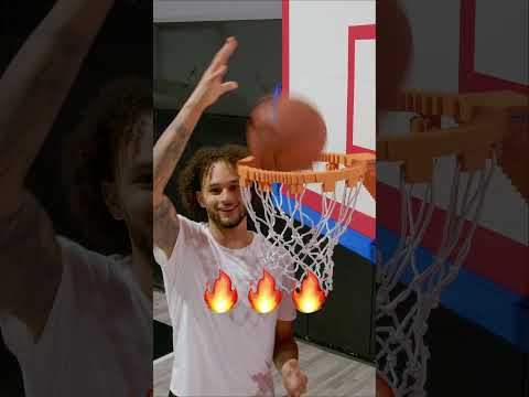 Smaller rim, BIGGER challenge for D-Live😳 | LEGO Basketball Challenge #shorts