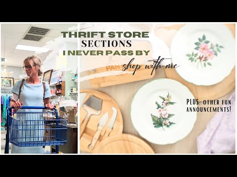 My Favorite Thrift Store Sections ~ Thrift With Me ~ Goodwill Finds ~ Thrift Store Bargains