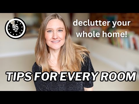 MASSIVE HOME DECLUTTERING COURSE: BEST DECLUTTERING TIPS FOR EVERY ROOM (+ decluttering worksheet)