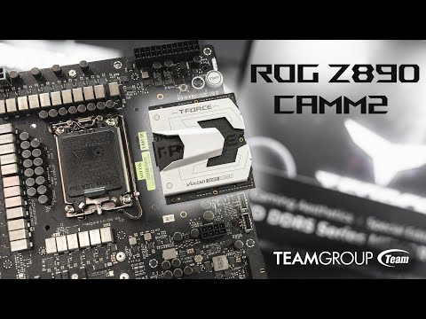 I found a PROTOTYPE ROG CAMM2 Board! - TEAMGROUP Computex 2025