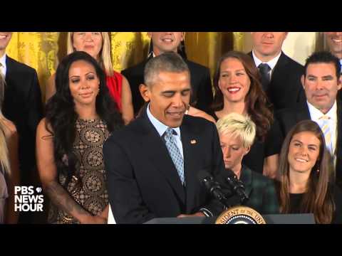 Obama honors U.S. women's soccer team for World Cup victory