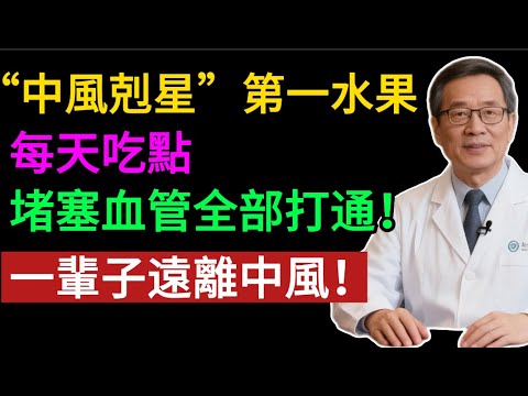 哈佛研究20年驚人發現！菜市場3種水果竟是「中風剋星」，抗炎護腦清血管，效果驚人！每天吃一點，遠離半身不遂！#健康知识#老年健康#健康养生#健康之眼