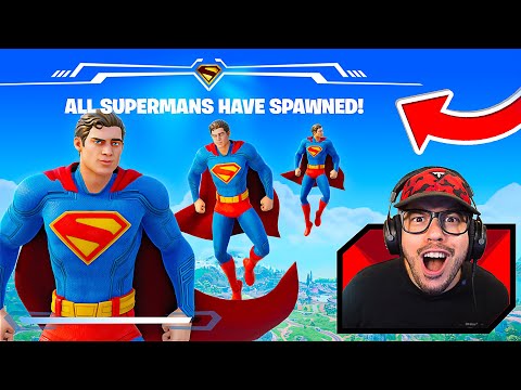 ONE HOUR Of The Superman Mythic In Fortnite!