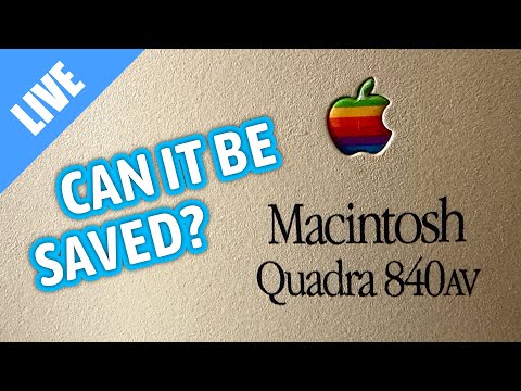 Trying to repair a Macintosh Quadra 840AV [LIVE]
