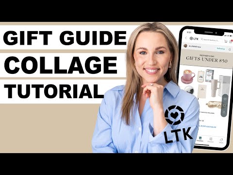 How to Create Collages for LikeToKnowIt and Amazon | Gift Guide Collages in Canva and Photoshop
