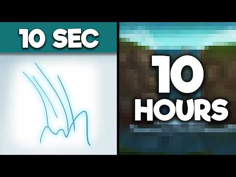 Animating a WATERFALL in 10 Seconds vs 10 Hours