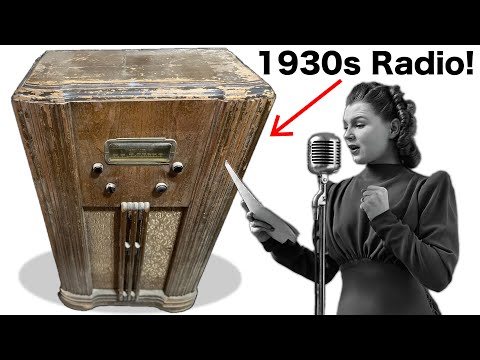 WATCH this Art Deco radio TRANSFORM 👀