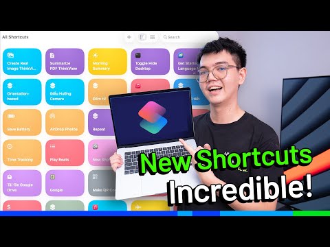 Shortcuts on MacOS26 (ft Apple Intelligence): AMAZING!!