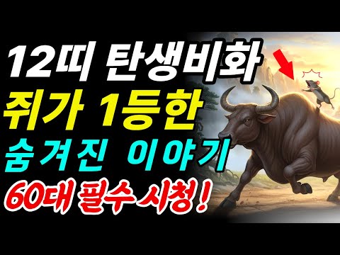 12지신 전설 완벽 정리! 60대 꼭 봐야 할 우리 띠 이야기.