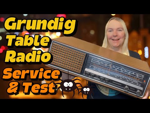 Grundig Table Radio RF420 With Optional Added Spiders!  Let's See If We Can Get It Working!