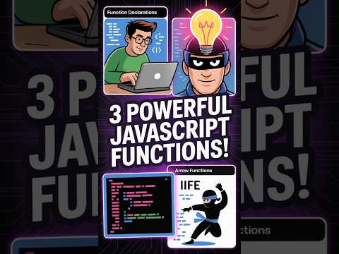 Different types of Functions in JavaScript 🔥#javascript