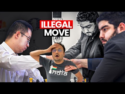 Parham Maghsoodloo makes a shocking illegal move | Epic tiebreaks with Wei Yi