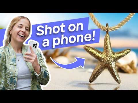 How to take jewelry photos with your phone | Photography for e-commerce