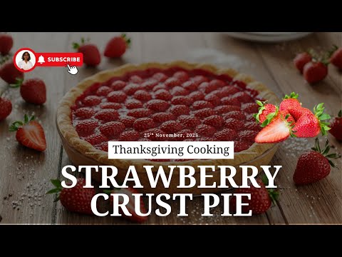 Classic Strawberry Pie with Homemade Pastry Crust | Home Cooking Series