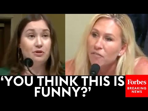 Marjorie Taylor Greene Explodes At Dem Witness She Says Is 'Smirking And Laughing At Me!'