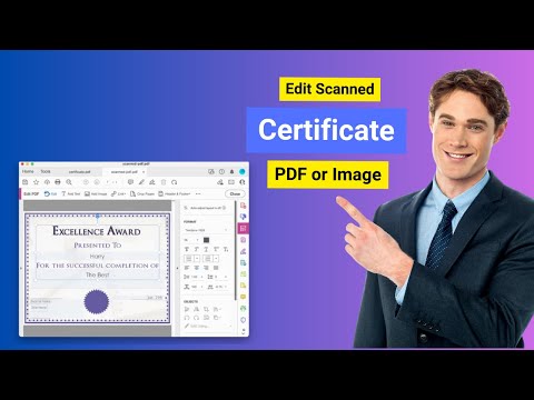 How to Edit Certificate in PDF or Image - Edit Scanned Certificate | Step-by-Step Guide