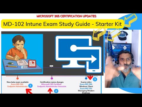 Intune Exam MD 102 Study Guide Starter Kit - Intune Certification #MSIntune #MSLearn
