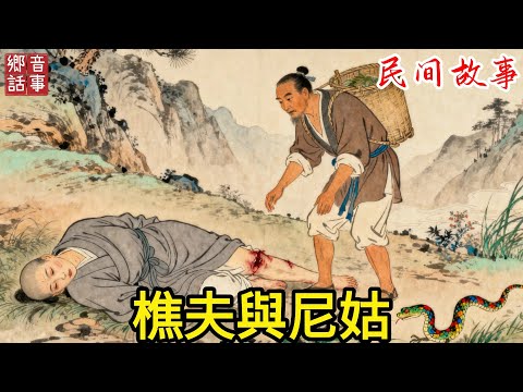 樵夫上山砍柴，救了被蛇咬傷的尼姑，帶尼姑到山上的臨時住所休息，尼姑為報救命之恩，和樵夫說了一句話，樵夫直接懵了#故事頻道 #民間故事 #故事分享 #聽書 #中國文化