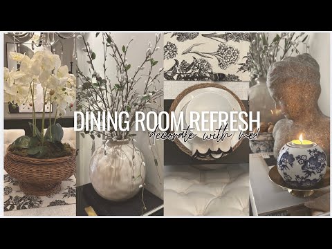 Decorate With Me: Spring Dining Room 🌸 Soft Luxury & Timeless Style