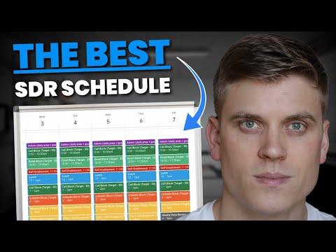 The BEST SDR Daily Schedule for New SDRs (2025)