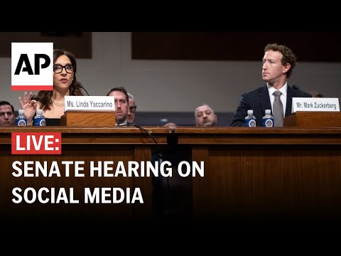 Senate hearing LIVE: Mark Zuckerberg, social media CEOs testify