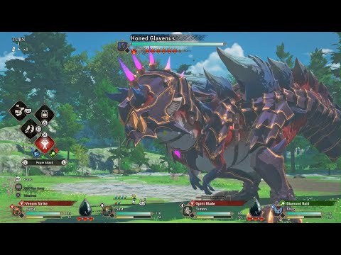 Glavenus Boss Fight Monster Hunter Stories 3 PS5 Gameplay