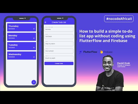 How to build a simple to-do list mobile app without coding using FlutterFlow (Full tutorial 2023)