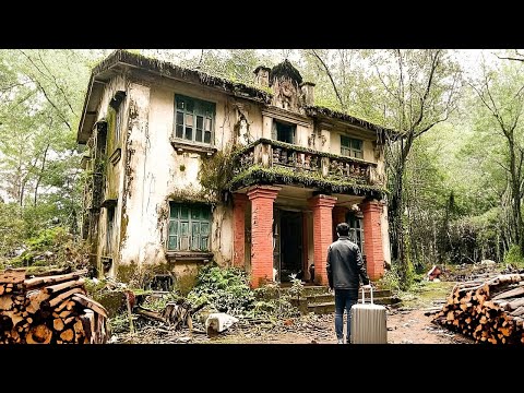 A young man bought a dilapidated two-story house and cleaned and renovated it