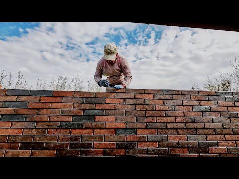 Secrets of building a one-story residential house from facing brick and aerated concrete